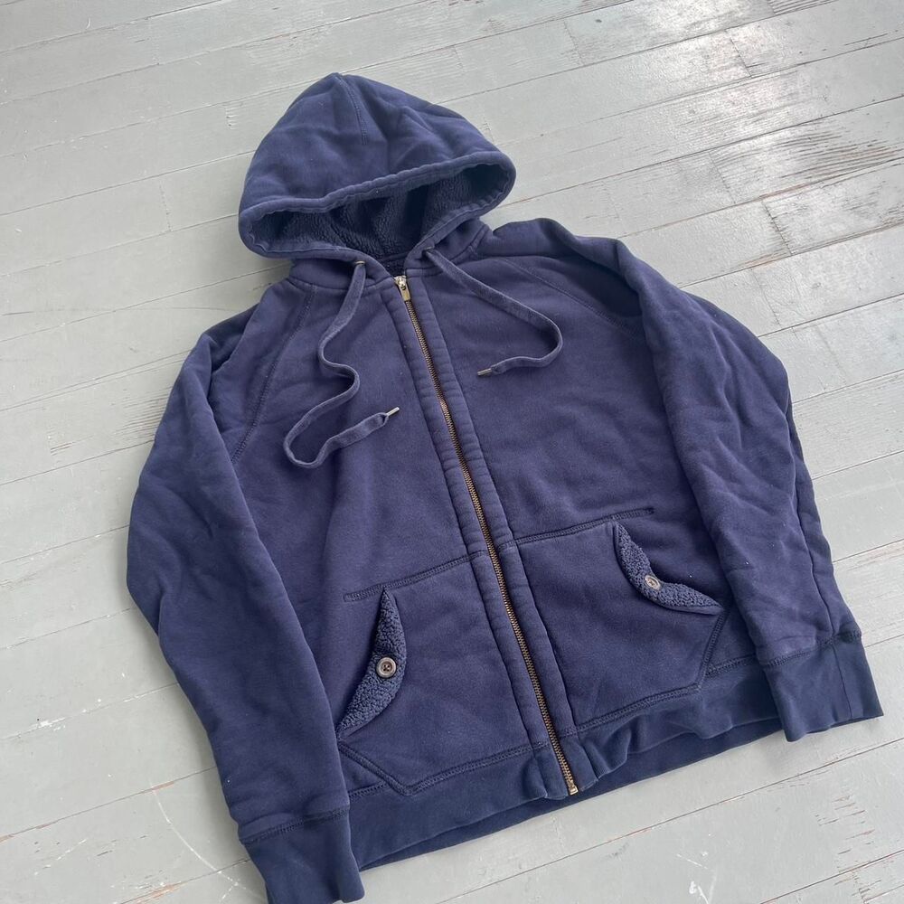 J. Crew streetwear y2k sherpa lined zip